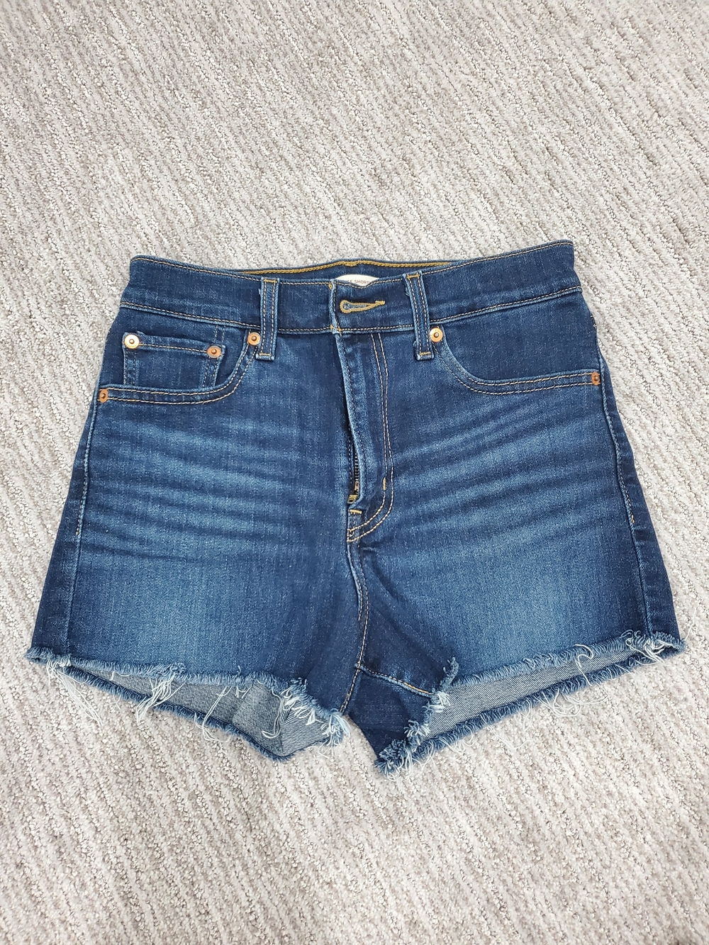 Levi's Denim High Rise Shorts